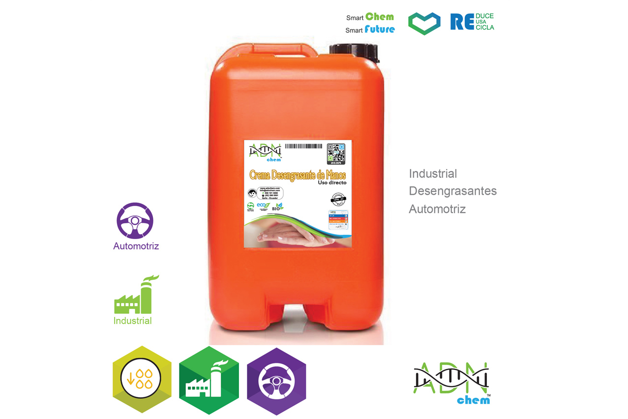 Crema desengrasante de manos